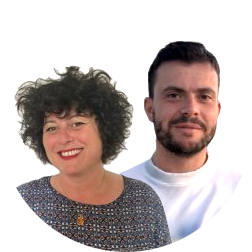 Photo de Céline Goynaux et Luka Lavidalie